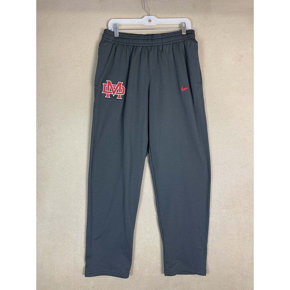 Nike Pants Mens Large Gray Club  Sweatpants Workout Outdoor‎ Logo Swoosh Adult
